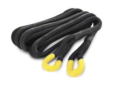 Smittybilt 1-Inch x 30-Foot Kinetic Recoil Recovery Rope; 30,000 lb.