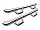 Smittybilt 3-Inch Round Nerf Side Step Bars; Stainless Steel (15-22 F-150 SuperCab, SuperCrew)
