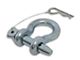 Smittybilt 7/8-Inch 6.5 Ton D-Ring Shackle with Locking Pin; Zinc