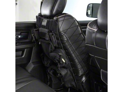 Smittybilt G.E.A.R. Custom Fit Front Seat Covers; Black (Universal; Some Adaptation May Be Required)