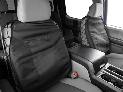 Smittybilt G.E.A.R. Custom Fit Front Seat Covers; Black (Universal; Some Adaptation May Be Required)