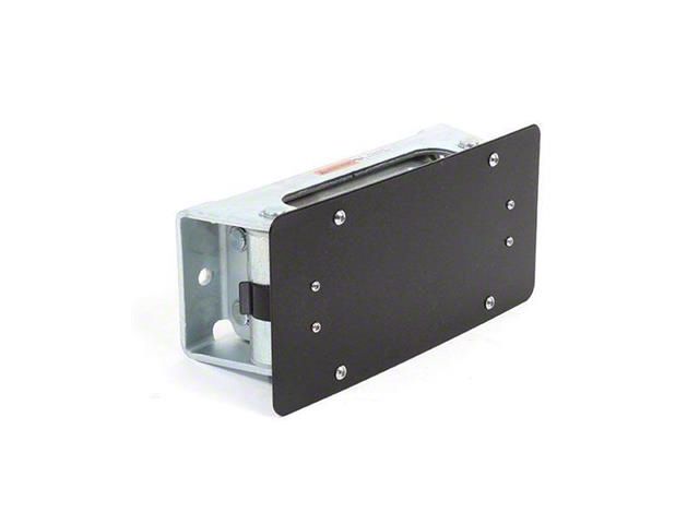 Smittybilt License Plate Bracket for 4-Way Roller Fairleads (Universal; Some Adaptation May Be Required)