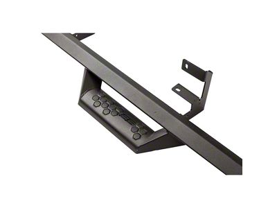 Smittybilt Angular Drop Side Step Bars; Textured Black (19-25 Sierra 1500 Crew Cab)