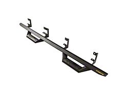 Smittybilt Angular Drop Side Step Bars; Textured Black (20-26 Sierra 3500 HD Crew Cab)