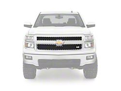 Smittybilt M1 Wire Mesh Upper Grille Insert; Satin Black (15-19 Silverado 3500 HD)