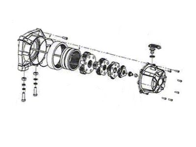 Smittybilt Complete Gear Assembly; Winch Replacement Part