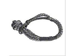 Smittybilt Power Recoil Shackle Rope; 1.750-Inch; Gray; 18-Ton Weight Rating