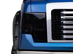 Euro Headlights; Chrome Housing; Smoked Lens (09-14 F-150 w/ Factory Halogen Headlights)