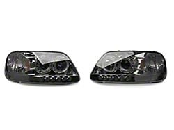 Projector Headlights; Chrome Housing; Smoked Lens (97-03 F-150)