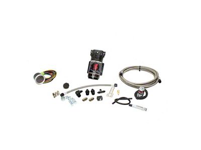 Snow Performance Stage 2.5 Boost Cooler without Tank; Stainless Steel Braided Line (11-25 6.7L Powerstroke, 7.3L F-250 Super Duty)