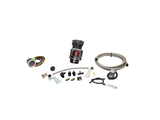 Snow Performance Stage 2.5 Boost Cooler without Tank; Stainless Steel Braided Line (11-24 6.7L Powerstroke, 7.3L F-250 Super Duty)