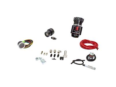 Snow Performance Stage 2.5 Boost Cooler without Tank; Red High Temp Nylon Tubing (07-24 6.6L Duramax Sierra 2500 HD)