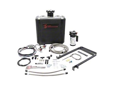 Snow Performance Stage 3 Boost Cooler with Tank; Stainless Steel Braided Line (07-24 6.6L Duramax Sierra 2500 HD)