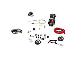 Snow Performance Stage 3 Boost Cooler without Tank; Red High Temp Nylon Tubing (07-24 6.6L Duramax Sierra 2500 HD)