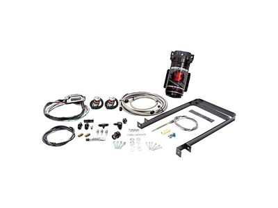Snow Performance Stage 3 Boost Cooler without Tank; Stainless Steel Braided Line (07-24 6.6L Duramax Sierra 2500 HD)