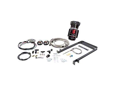 Snow Performance Stage 3 Boost Cooler without Tank; Stainless Steel Braided Line (07-25 6.6L Duramax Silverado 3500 HD)