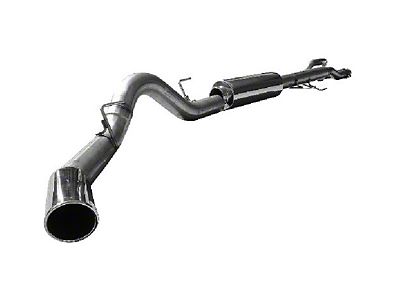 Solo Performance Mach 46 Single Exhaust System with Polished Tip; Side Exit (11-14 3.5L EcoBoost F-150)