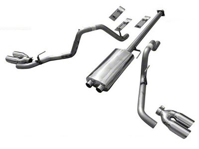 Solo Performance Mach 44 XV Dual Exhaust System; Side Exit (15-20 5.0L F-150)