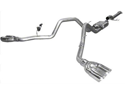 Solo Performance Mach X Dual Exhaust System; Side Exit (11-14 5.0L F-150)