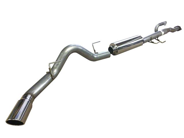 Solo Performance MR400 Single Exhaust System with Mach-46 Muffler; Side Exit (11-14 3.5L EcoBoost F-150)