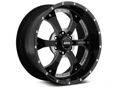 SOTA Off Road NOVAKANE Death Metal 6-Lug Wheel; 18x9; 0mm Offset (99-06 Silverado 1500)