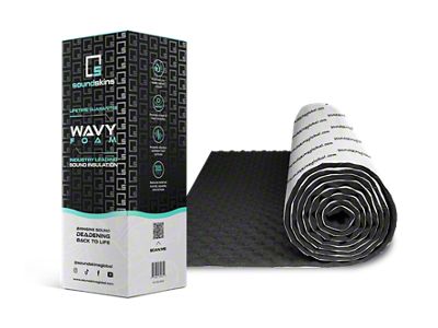 SoundSkins Decoupling and Sound Absorbing Wavy Foam Kit (Universal; Some Adaptation May Be Required)