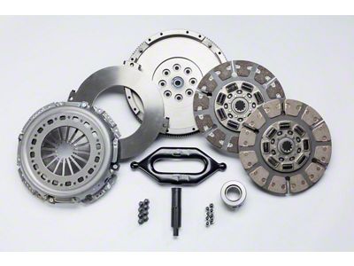 South Bend Clutch Stage 3 Street Dual Disc Organic Clutch Kit; 10-Spline (05-18 5.9L, 6.7L RAM 2500 w/ G56 Transmission)