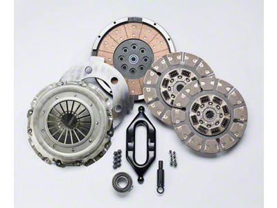 South Bend Clutch Stage 5 Competition Dual Disc Ceramic Clutch Kit; 10-Spline (03-04 5.9L RAM 2500 w/ NV4500 Transmission)