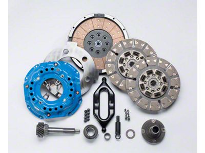 South Bend Clutch Stage 5 Competition Dual Disc Ceramic Clutch Kit; 10-Spline (03-04 5.9L RAM 2500 w/ NV4500 Transmission)