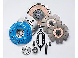 South Bend Clutch Stage 6 Competition Dual Disc Full Sintered Iron Clutch Kit; 10-Spline (05-09 5.9L RAM 2500 w/ G56 Transmission)