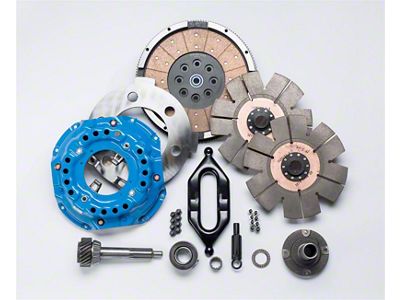South Bend Clutch Stage 6 Competition Dual Disc Full Sintered Iron Clutch Kit; 10-Spline (03-05 5.9L RAM 2500 w/ NV5600 Transmission)