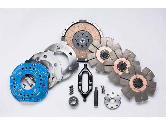 South Bend Clutch Stage 6 Competition Triple Disc Full Sintered Iron Clutch Kit; 10-Spline (05-09 5.9L RAM 2500 w/ G56 Transmission)