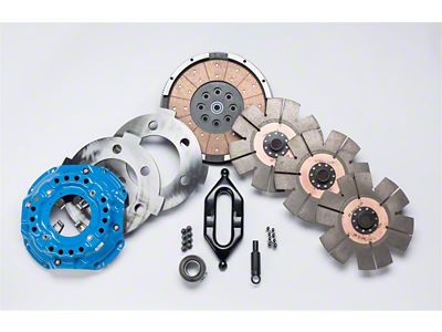 South Bend Clutch Stage 6 Competition Triple Disc Sintered Iron Clutch Kit; 10-Spline (03-04 5.9L RAM 2500 w/ NV4500 Transmission)