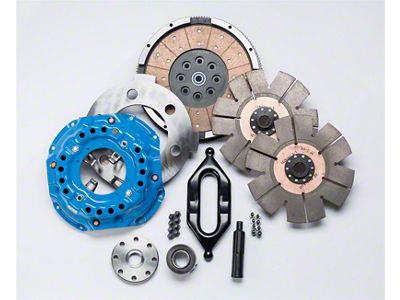 South Bend Clutch Stage 6 Competition Dual Disc Full Sintered Iron Clutch Kit; 10-Spline (05-07 5.9L RAM 3500 w/ G56 Transmission)