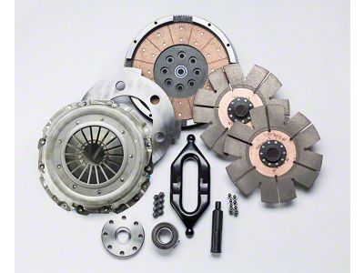 South Bend Clutch Stage 6 Competition Dual Disc Full Sintered Iron Clutch Kit; 10-Spline (05-07 5.9L RAM 3500 w/ G56 Transmission)