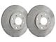 SP Performance Peak Series Slotted 7-Lug Rotors with Gray ZRC Coating; Front Pair (10-14 F-150)
