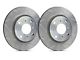 SP Performance Peak Series Slotted 7-Lug Rotors with Silver ZRC Coated; Front Pair (12-14 F-150)