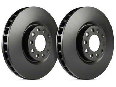 SP Performance Premium 5-Lug Rotors with Black ZRC Coated; Front Pair (97-03 2WD F-150 w/ ABS Brakes & 12mm Wheel Studs)