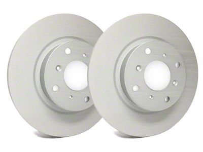 SP Performance Premium 5-Lug Rotors with Gray ZRC Coating; Front Pair (Late 00-03 2WD F-150 w/ ABS Brakes)