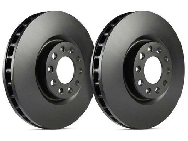 SP Performance Premium 7-Lug Rotors with Black ZRC Coated; Rear Pair (00-03 2WD F-150 w/ Rear Wheel ABS)