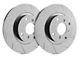SP Performance Slotted 8-Lug Rotors with Gray ZRC Coating; Rear Pair (11-12 F-350 Super Duty SRW)