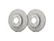 SP Performance Peak Series Slotted 6-Lug Rotors with Gray ZRC Coating; Front Pair (19-24 RAM 1500)