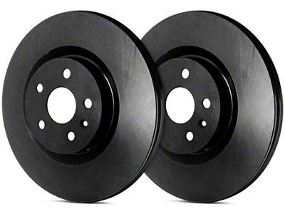 SP Performance Premium 8-Lug Rotors with Black Zinc Plating; Rear Pair (06-08 RAM 1500 Mega Cab)