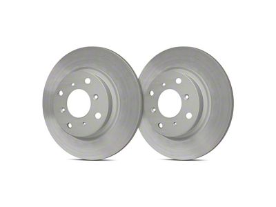 SP Performance Premium 8-Lug Rotors with Silver Zinc Plating; Rear Pair (06-08 RAM 1500 Mega Cab)