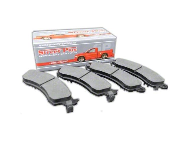 SP Performance Street Plus Semi-Metallic Brake Pads; Front Pair (06-18 RAM 1500, Excluding SRT-10 & Mega Cab)