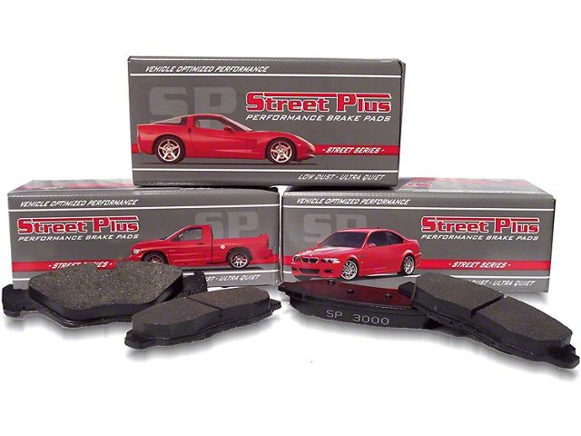 SP Performance Street Plus Semi-Metallic Brake Pads; Front Pair (04-06 RAM 1500 SRT-10)