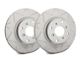 SP Performance Peak Series Slotted 8-Lug Rotors with Gray ZRC Coating; Front Pair (03-08 RAM 2500)