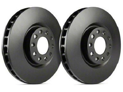 SP Performance Premium 8-Lug Rotors with Black Zinc Plating; Rear Pair (09-18 RAM 3500)