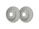 SP Performance Premium 6-Lug Rotors with Silver Zinc Plating; Front Pair (05-06 Sierra 1500 w/ Rear Drum Brakes; 07-18 Sierra 1500)