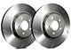 SP Performance Slotted 8-Lug Rotors with Silver Zinc Plating; Front Pair (11-24 Sierra 3500 HD)